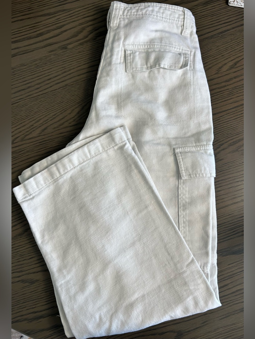 Cotton On Women’s Cargo White Pants, Size 2
